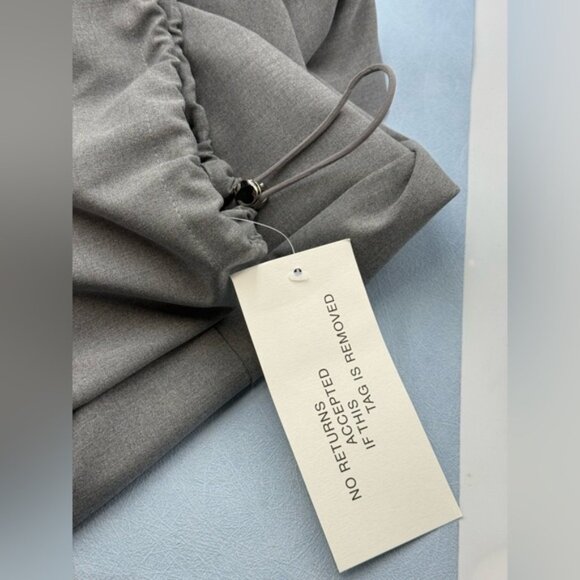 🆕 RAT & BOA 🧿 NWT Simona Pleated Trouser, Adjustable Drawstring, Grey - Sz XS - Picture 16 of 16